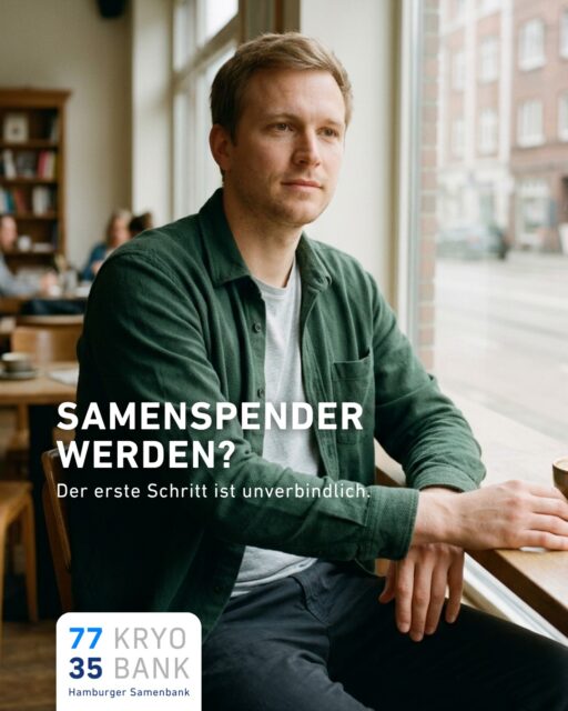 Eine Samenspende ist eine bewusste, langfristige Entscheidung.
Wenn du im Großraum Hamburg lebst, prüfen wir Schritt für Schritt, ob du als Spenderbewerber infrage kommst.
Das Kontaktformular findest du auf unserer Website.